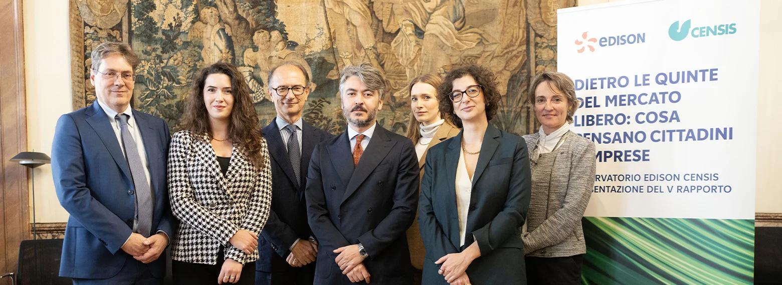 Foto di gruppo alla presentazione dell'Indagine sul Lazio del Rapporto Censis