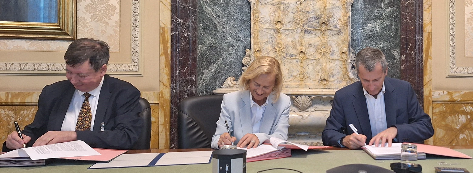 Signing of the agreement between Edison, Framatome and the Polytechnic University of Milan