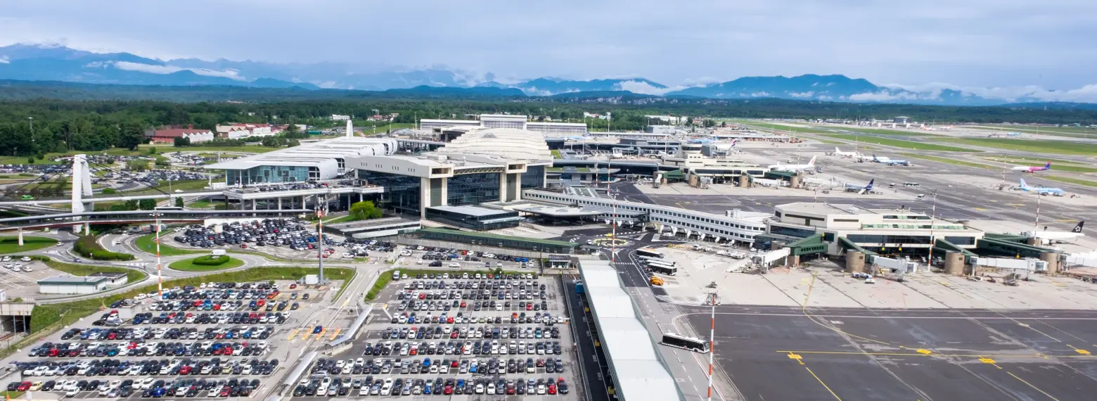 Veduta alto aeroporto
