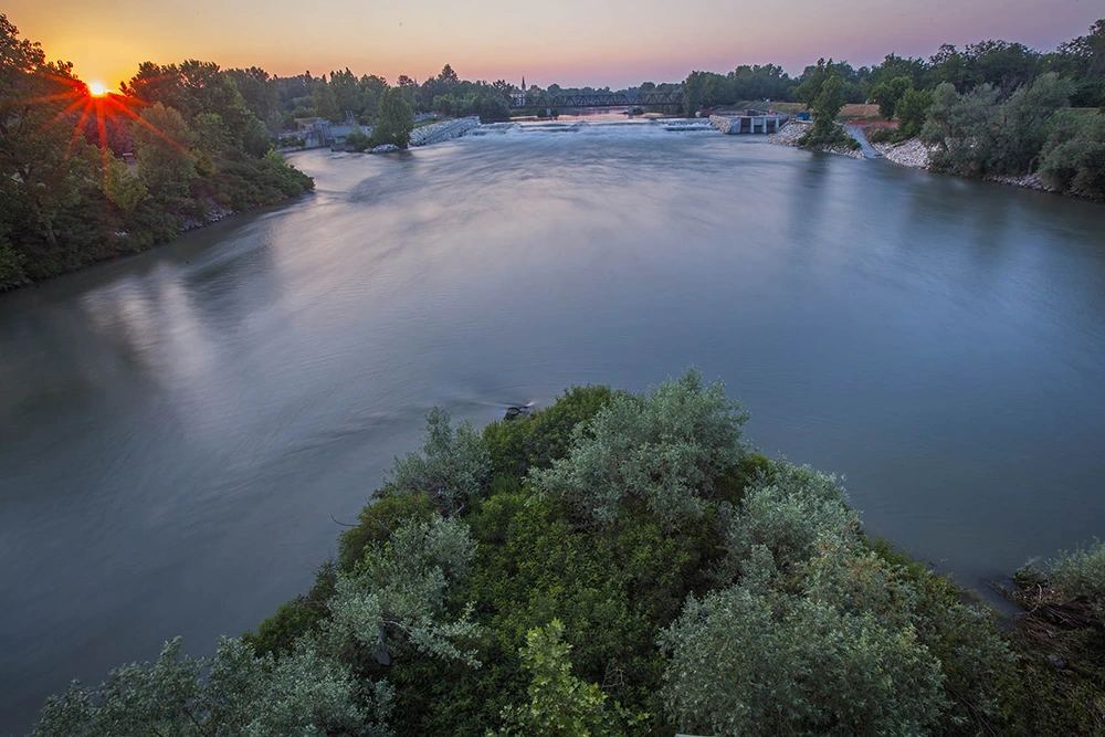 vista centrale idroelettrica pizzighettone