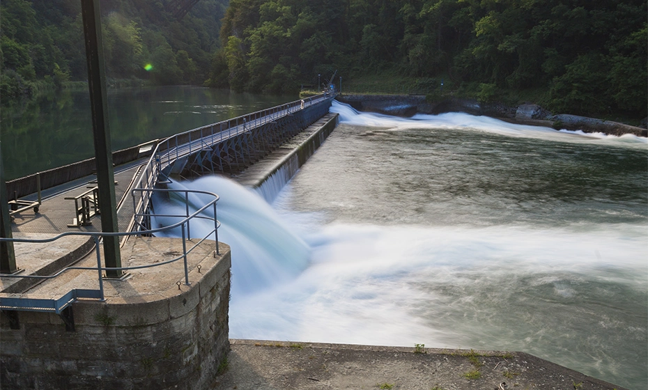 dam bertini hydroelectric power plant