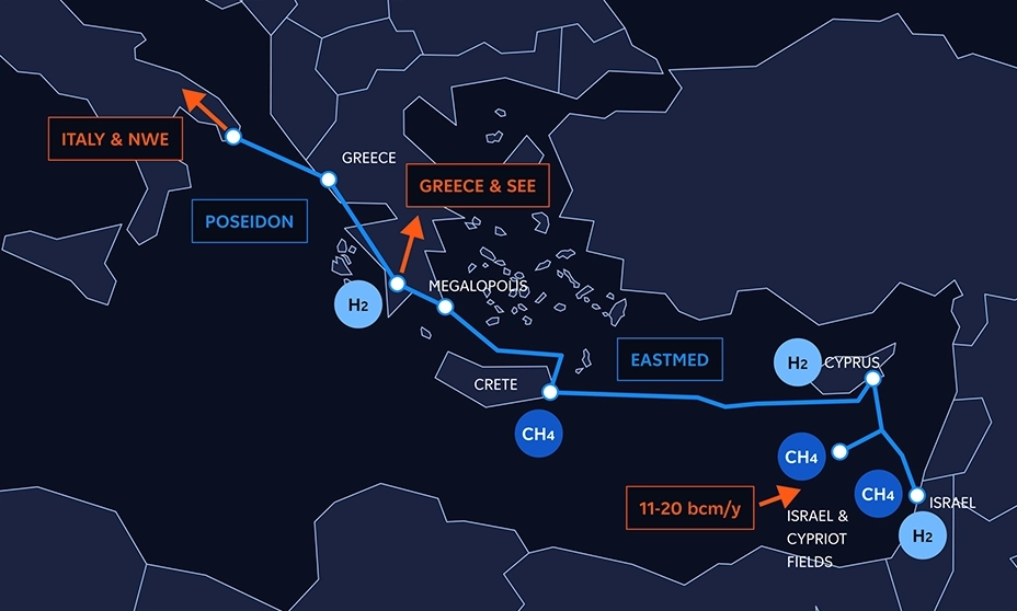 map eastmed poseidon