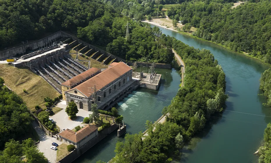 Veduta centrale idroelettrica Bertini