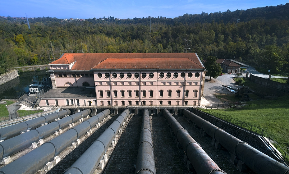 veduta pompaggi idroelettrici Bertini