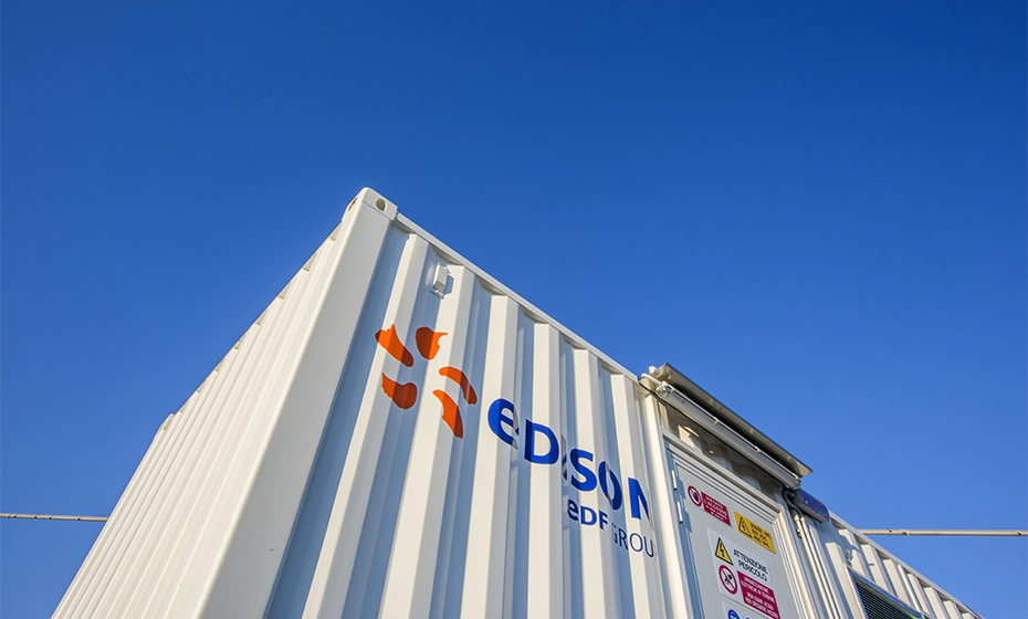 container spazio Edison impianto Altomonte