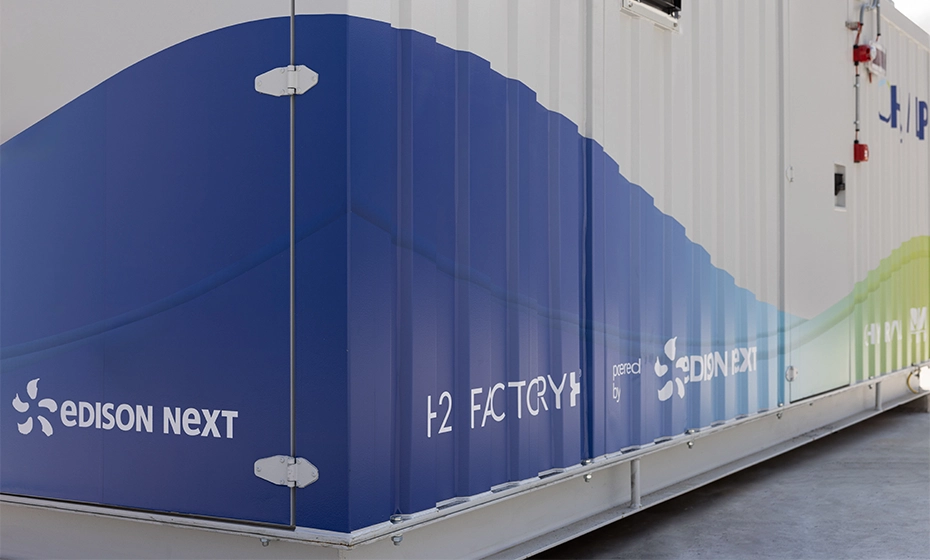 Container H2 factory Edison Next
