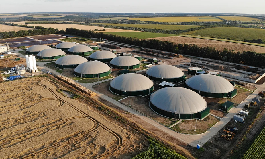 Veduta impianto biometano