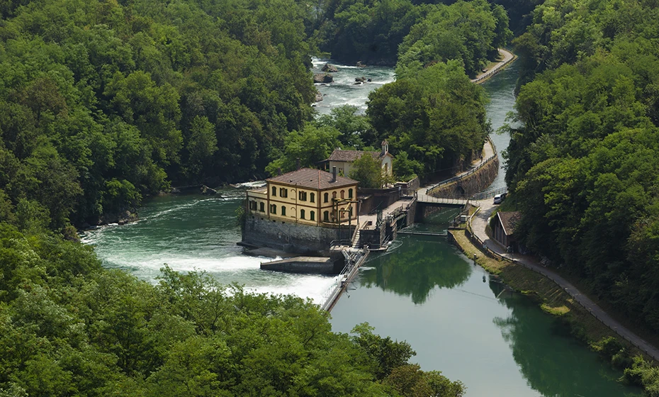 veduta centrale idroelettrica Bertini