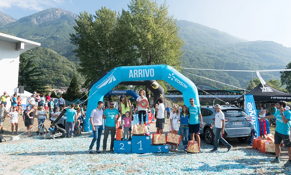 women podium tracciolino race trail
