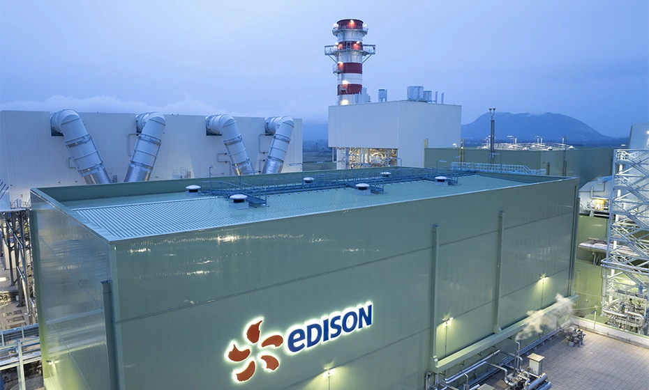 veduta centrale termoelettrica presenzano