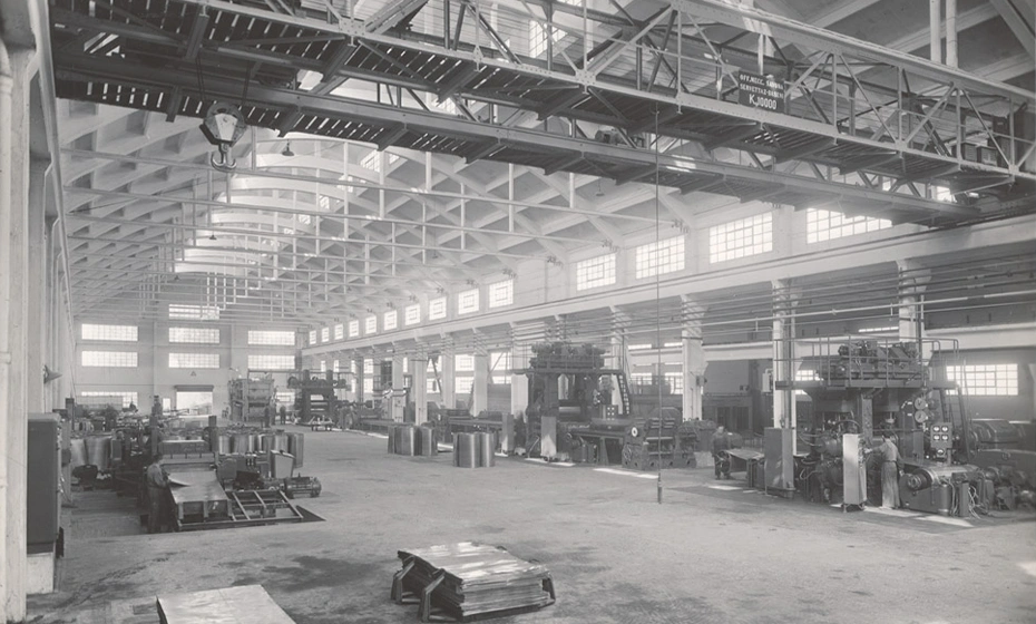 laminatoio Monteponi Montevecchio fabbrica