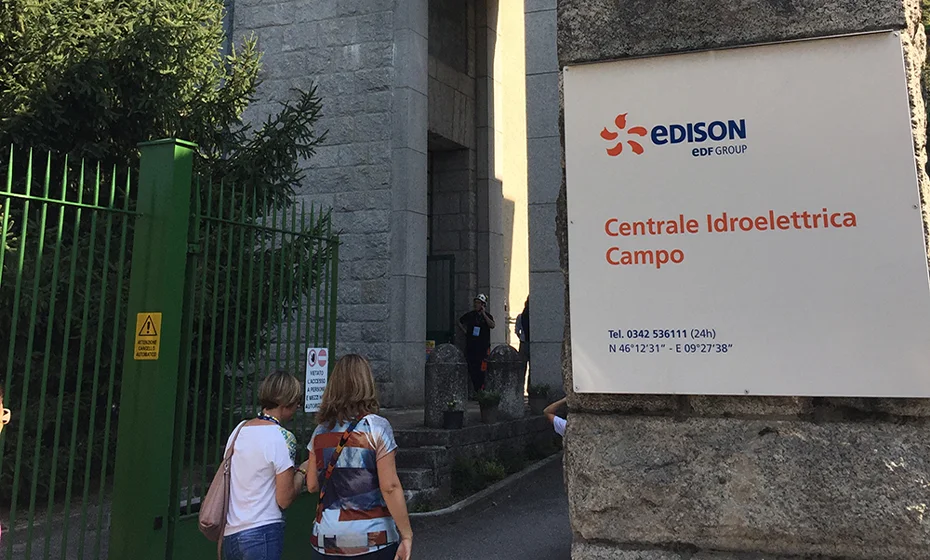 people visit campo hydroelectric power station