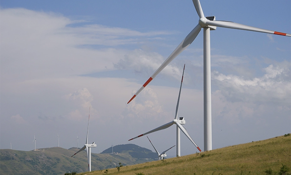Pale eoliche impianto Castiglione Messer Marino