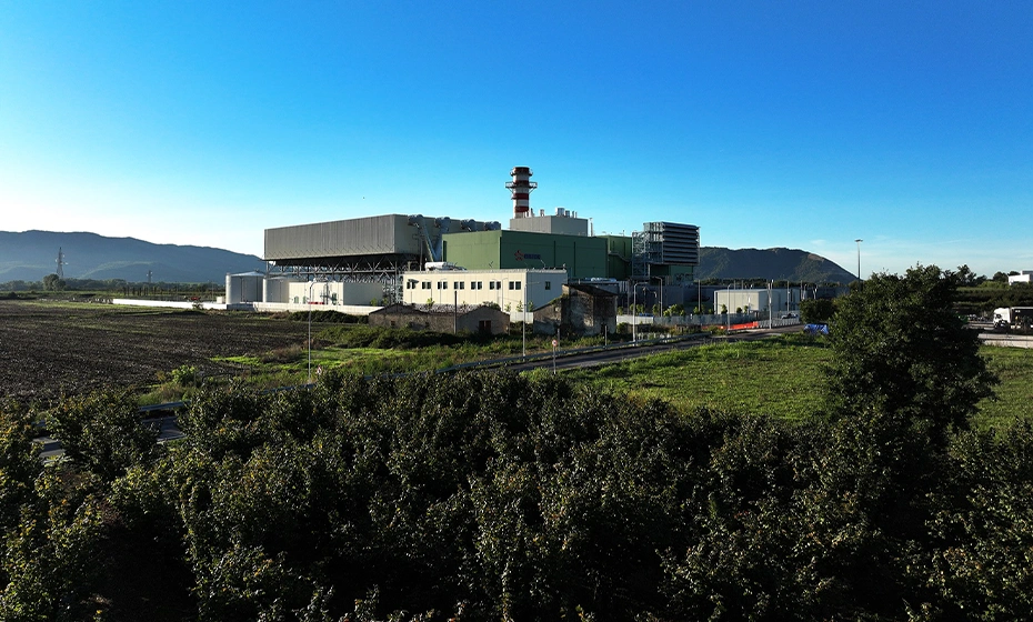 veduta centrale termoelettrica presenzano