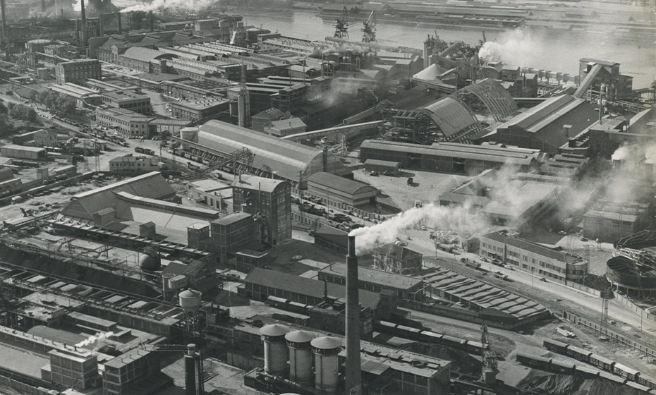 vista panoramica stabilimento Porto Marghera