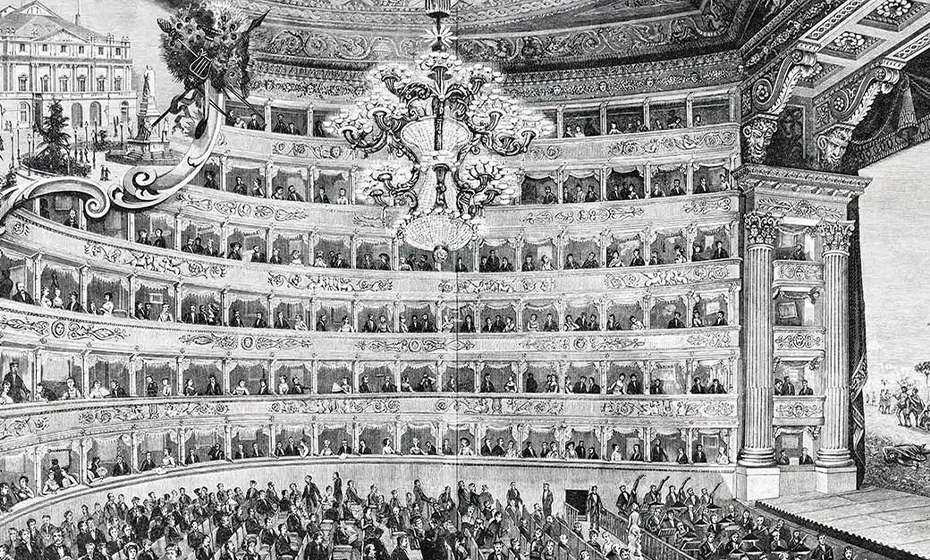 illustrazione opera teatro scala milano