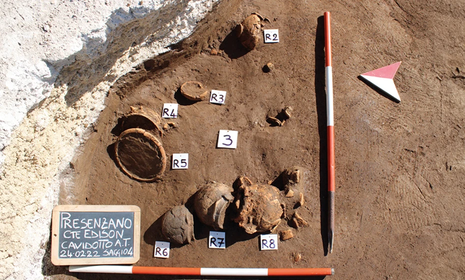 ritrovamenti archeologici scavi presenzano