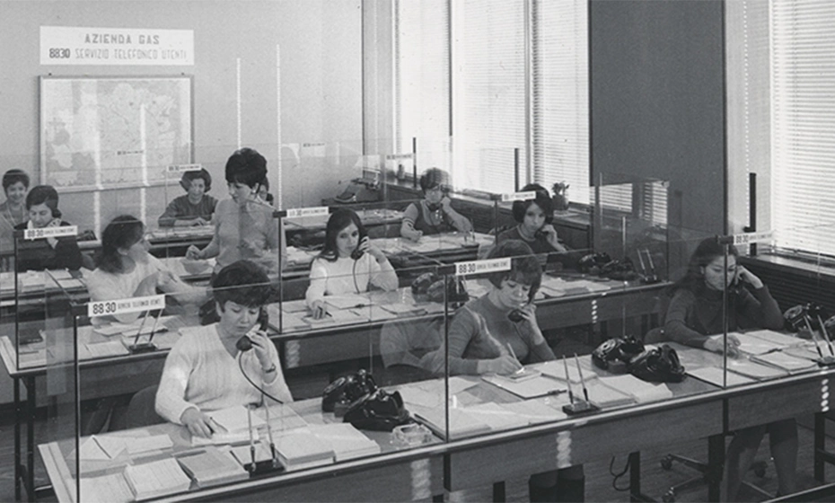centraliniste ufficio azienda gas servizio utenti