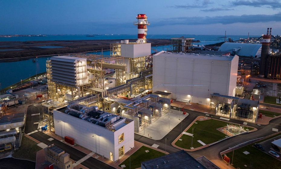 veduta centrale termoelettrica Marghera Levante