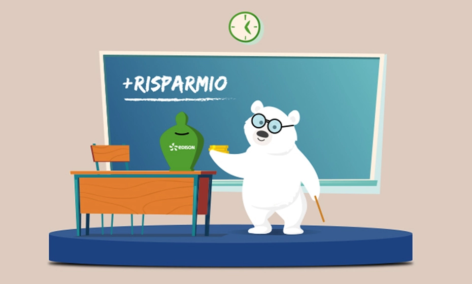 illustration blackboard savings Edison services