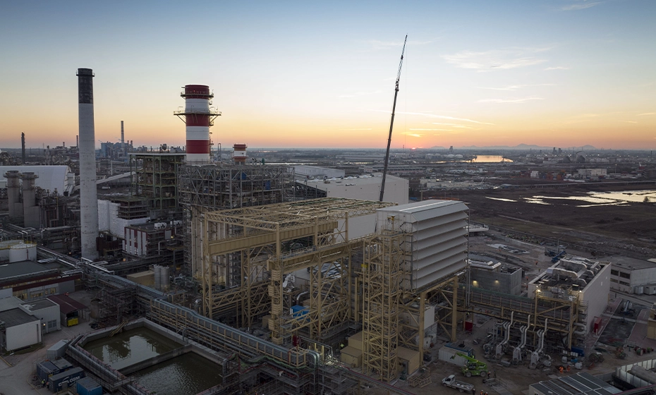 veduta aerea impianto Marghera