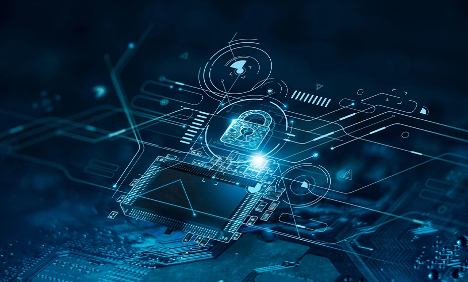 padlock IT security network