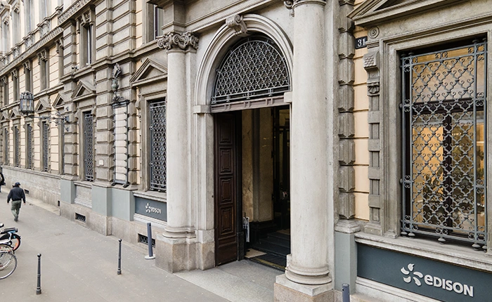 Edison Palace Entrance Milan