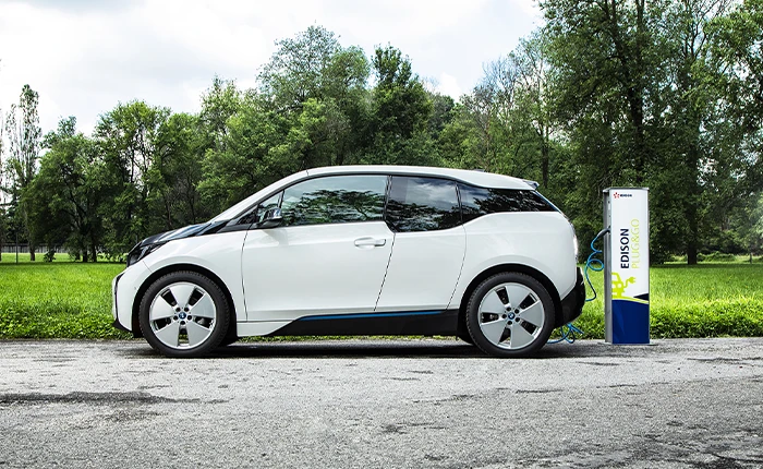 car electric charging station plug