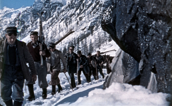 uomini pattuglia passo San Giacomo