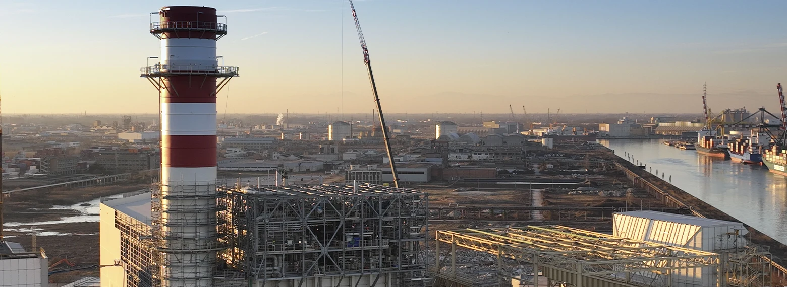veduta aerea impianto Marghera Levante
