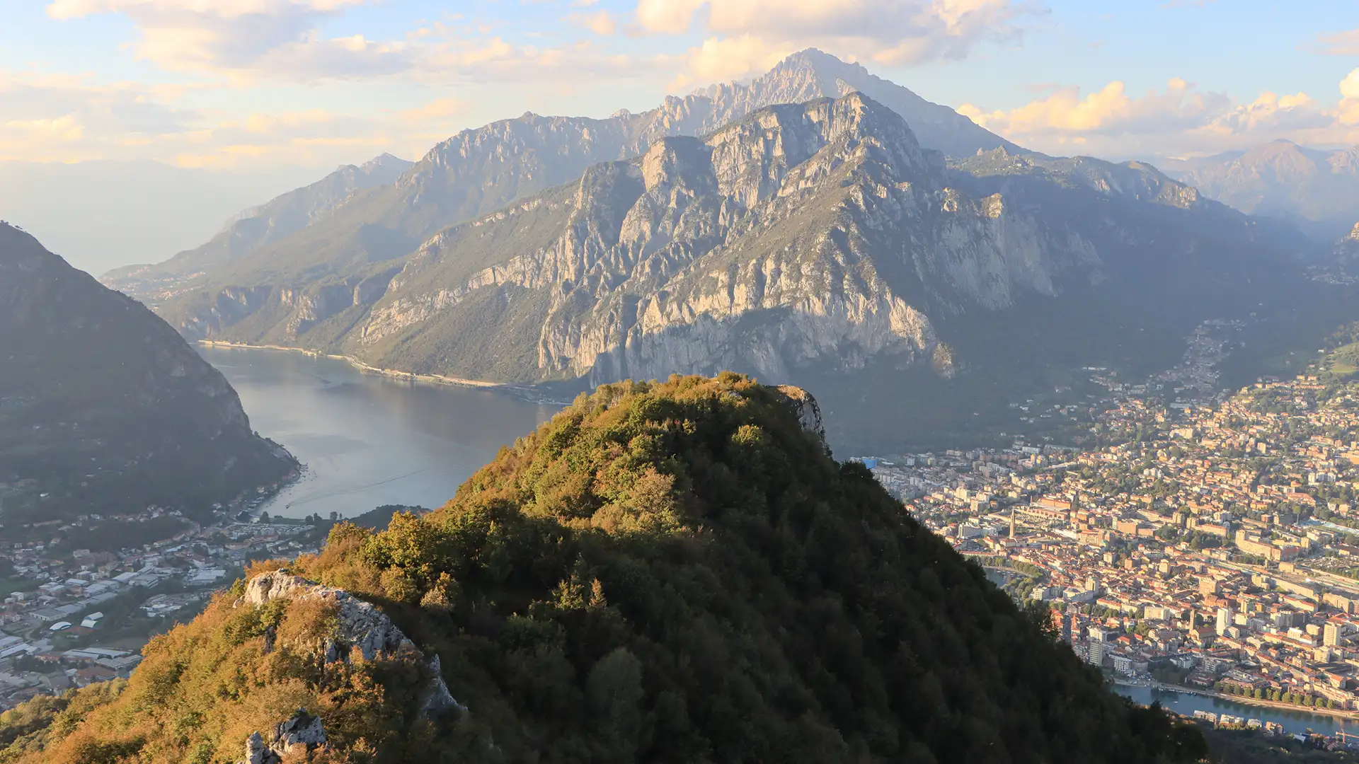 vista panoramica lecco lago como