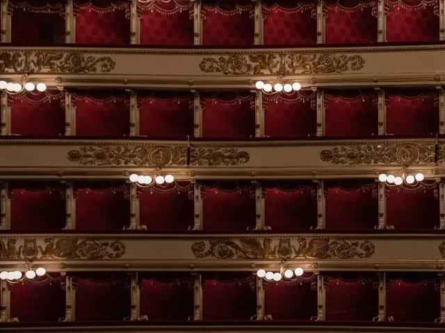 dettaglio galleria teatro scala milano