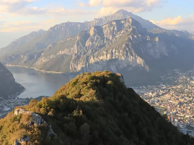 vista panoramica lecco lago como